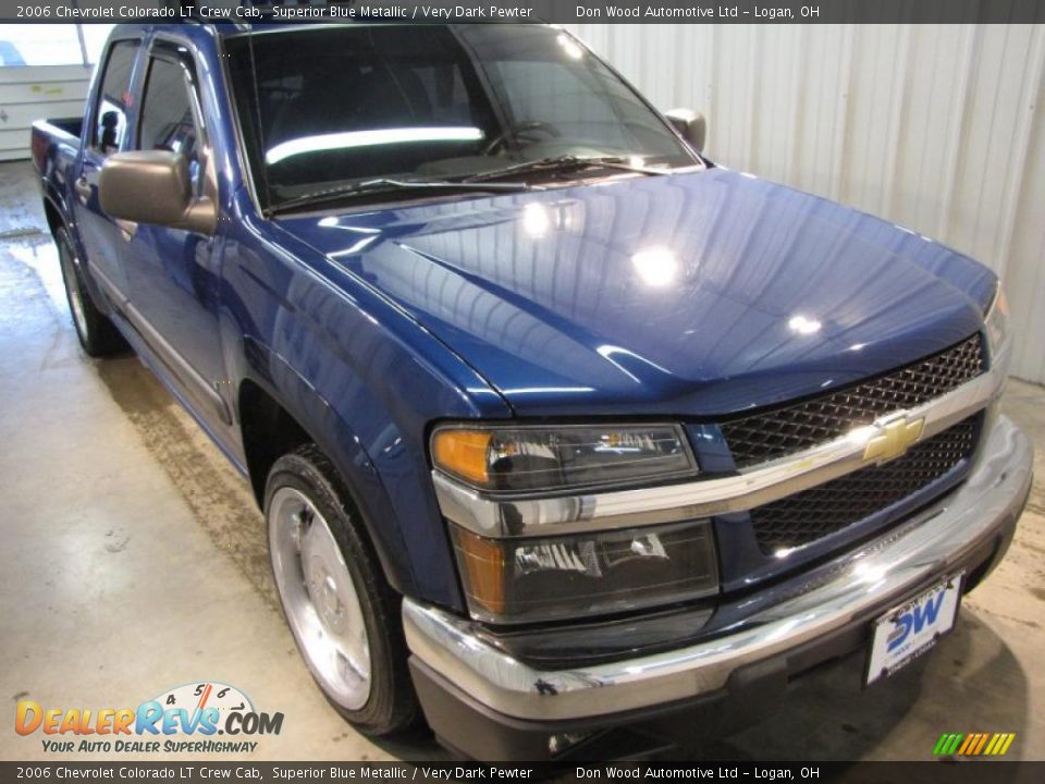 2006 Chevrolet Colorado LT Crew Cab Superior Blue Metallic / Very Dark Pewter Photo #1