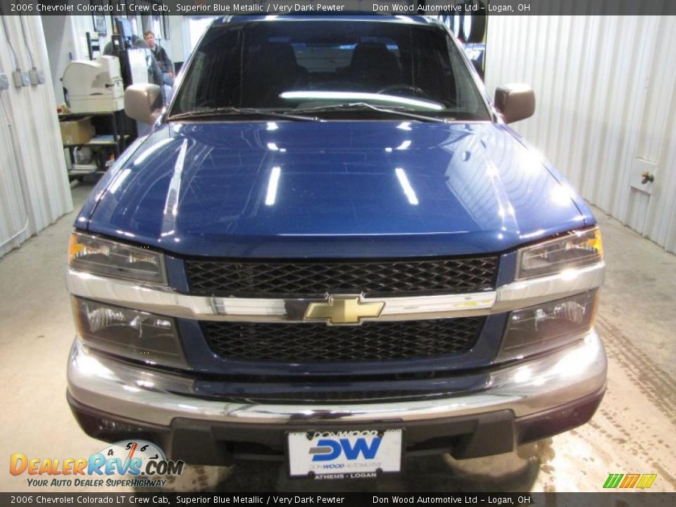 2006 Chevrolet Colorado LT Crew Cab Superior Blue Metallic / Very Dark Pewter Photo #3