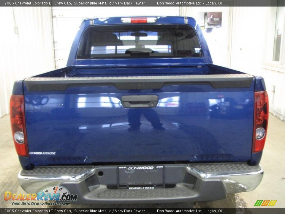 2006 Chevrolet Colorado LT Crew Cab Superior Blue Metallic / Very Dark Pewter Photo #4