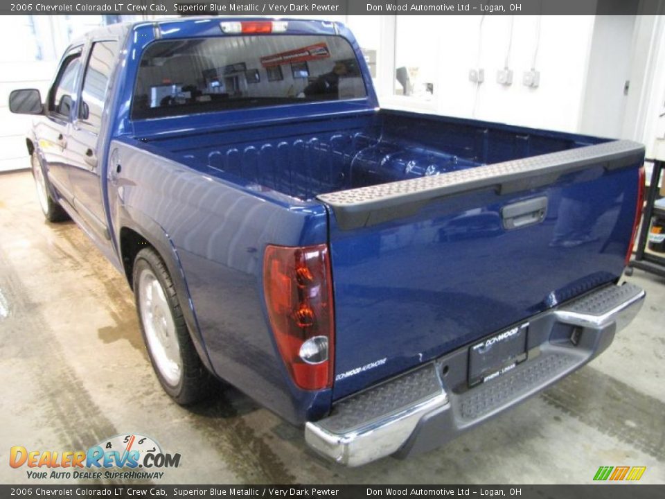 2006 Chevrolet Colorado LT Crew Cab Superior Blue Metallic / Very Dark Pewter Photo #5