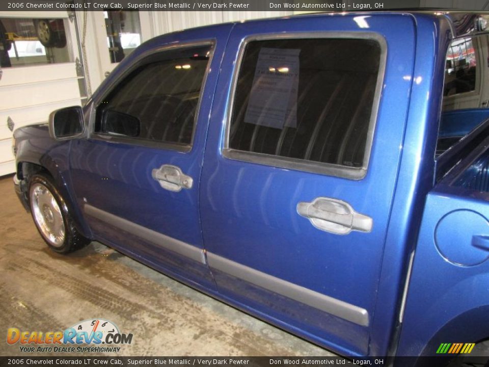 2006 Chevrolet Colorado LT Crew Cab Superior Blue Metallic / Very Dark Pewter Photo #7