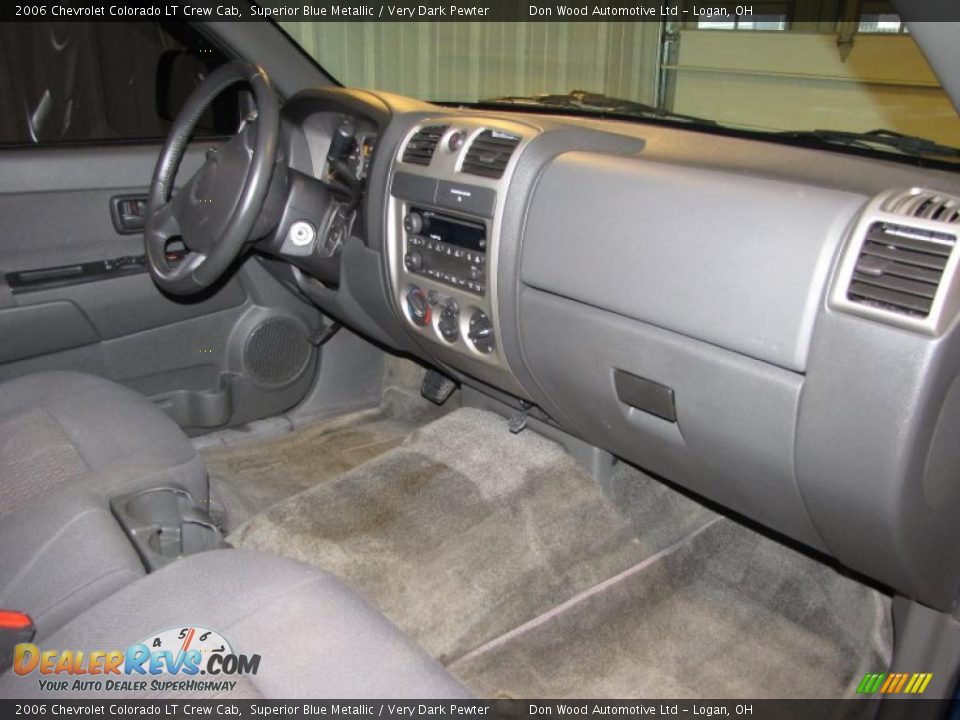2006 Chevrolet Colorado LT Crew Cab Superior Blue Metallic / Very Dark Pewter Photo #10