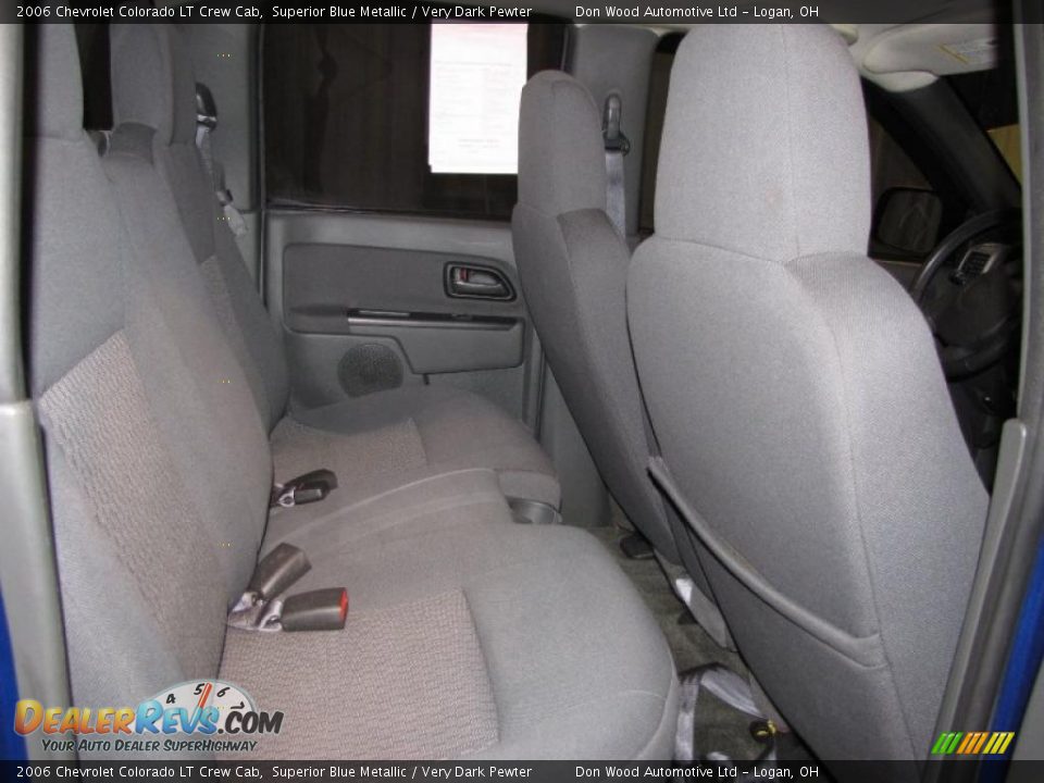 2006 Chevrolet Colorado LT Crew Cab Superior Blue Metallic / Very Dark Pewter Photo #11