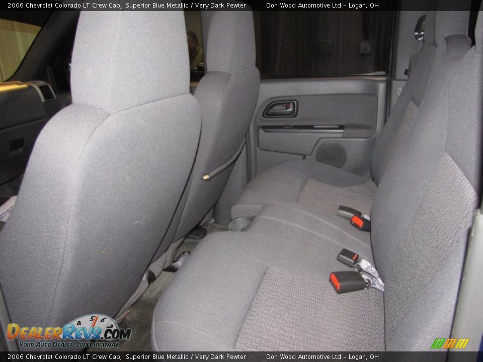 2006 Chevrolet Colorado LT Crew Cab Superior Blue Metallic / Very Dark Pewter Photo #12