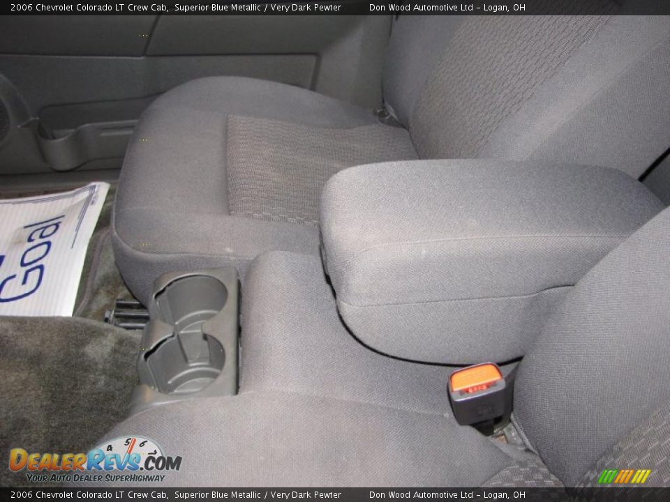 2006 Chevrolet Colorado LT Crew Cab Superior Blue Metallic / Very Dark Pewter Photo #14