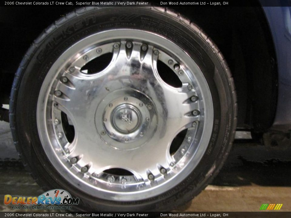 2006 Chevrolet Colorado LT Crew Cab Superior Blue Metallic / Very Dark Pewter Photo #20