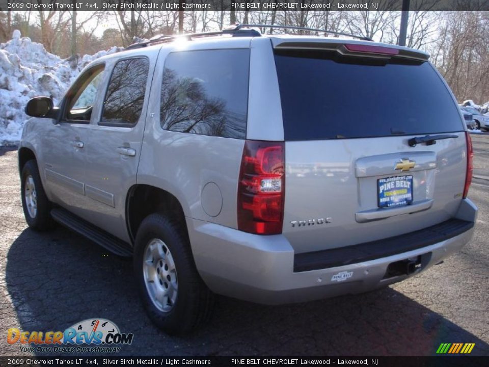 2009 Chevrolet Tahoe LT 4x4 Silver Birch Metallic / Light Cashmere Photo #6