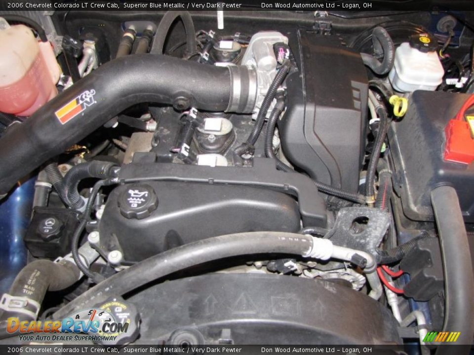 2006 Chevrolet Colorado LT Crew Cab Superior Blue Metallic / Very Dark Pewter Photo #22