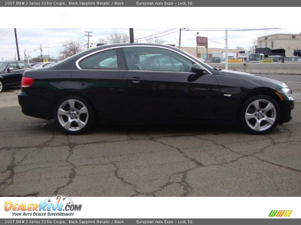 2007 BMW 3 Series 328xi Coupe Black Sapphire Metallic / Black Photo #5