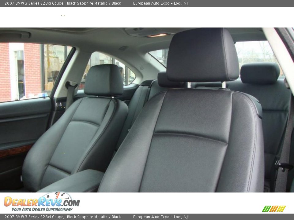 2007 BMW 3 Series 328xi Coupe Black Sapphire Metallic / Black Photo #9
