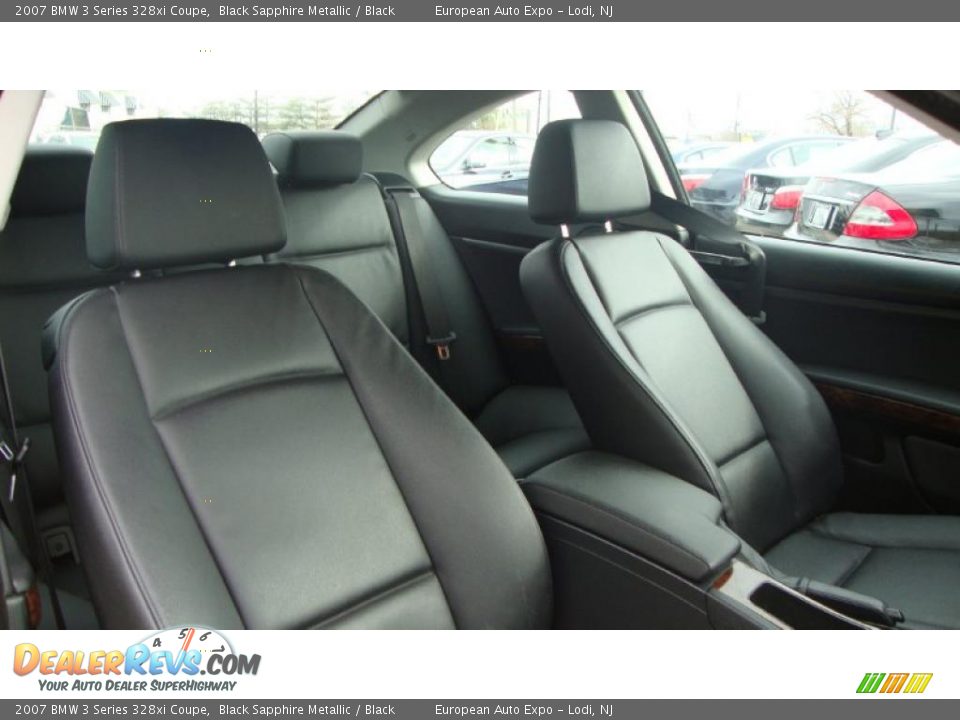 2007 BMW 3 Series 328xi Coupe Black Sapphire Metallic / Black Photo #12