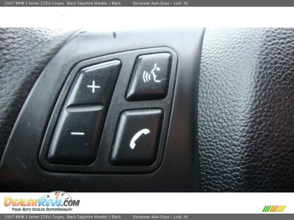 2007 BMW 3 Series 328xi Coupe Black Sapphire Metallic / Black Photo #18