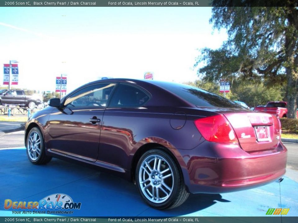 2006 Scion tC Black Cherry Pearl / Dark Charcoal Photo #3