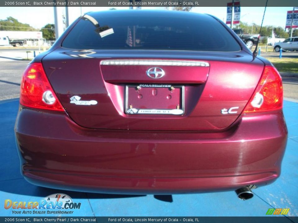 2006 Scion tC Black Cherry Pearl / Dark Charcoal Photo #4