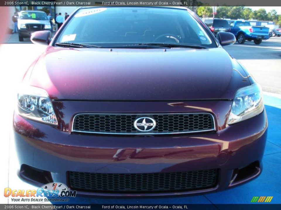 2006 Scion tC Black Cherry Pearl / Dark Charcoal Photo #8