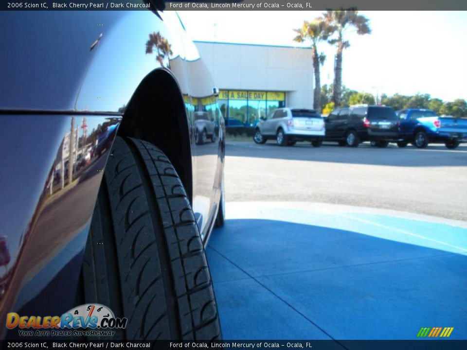 2006 Scion tC Black Cherry Pearl / Dark Charcoal Photo #11