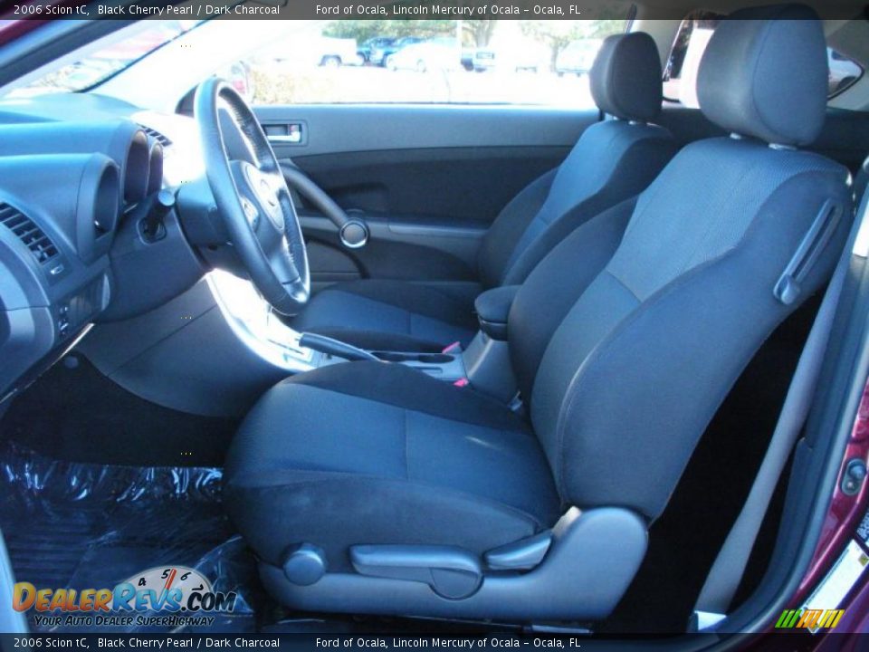 2006 Scion tC Black Cherry Pearl / Dark Charcoal Photo #12