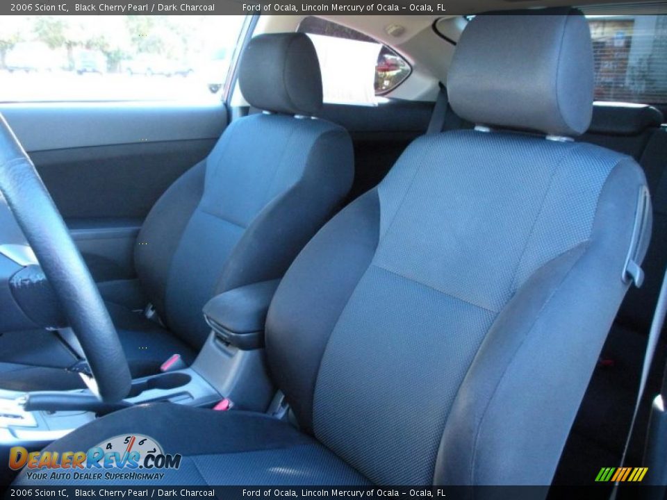 2006 Scion tC Black Cherry Pearl / Dark Charcoal Photo #13