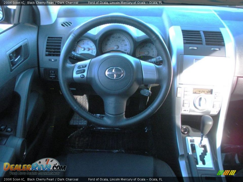 2006 Scion tC Black Cherry Pearl / Dark Charcoal Photo #18