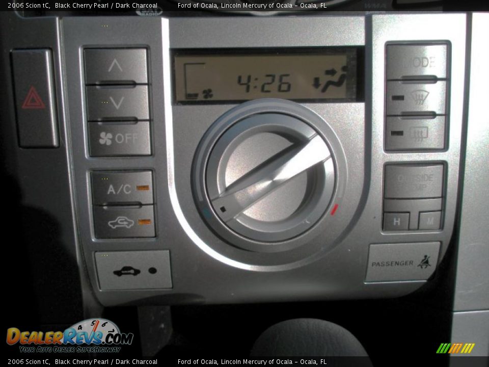 2006 Scion tC Black Cherry Pearl / Dark Charcoal Photo #23