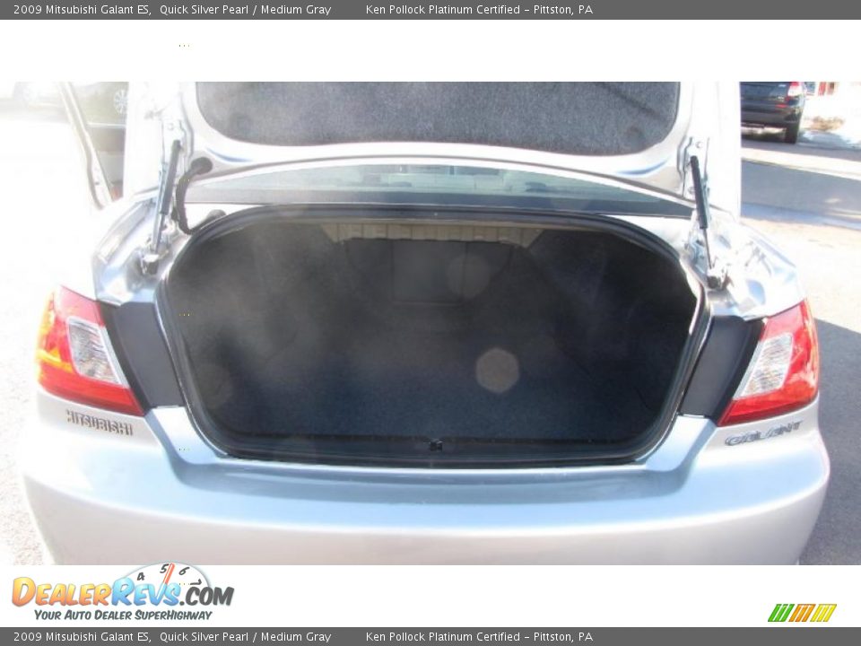 2009 Mitsubishi Galant ES Quick Silver Pearl / Medium Gray Photo #9