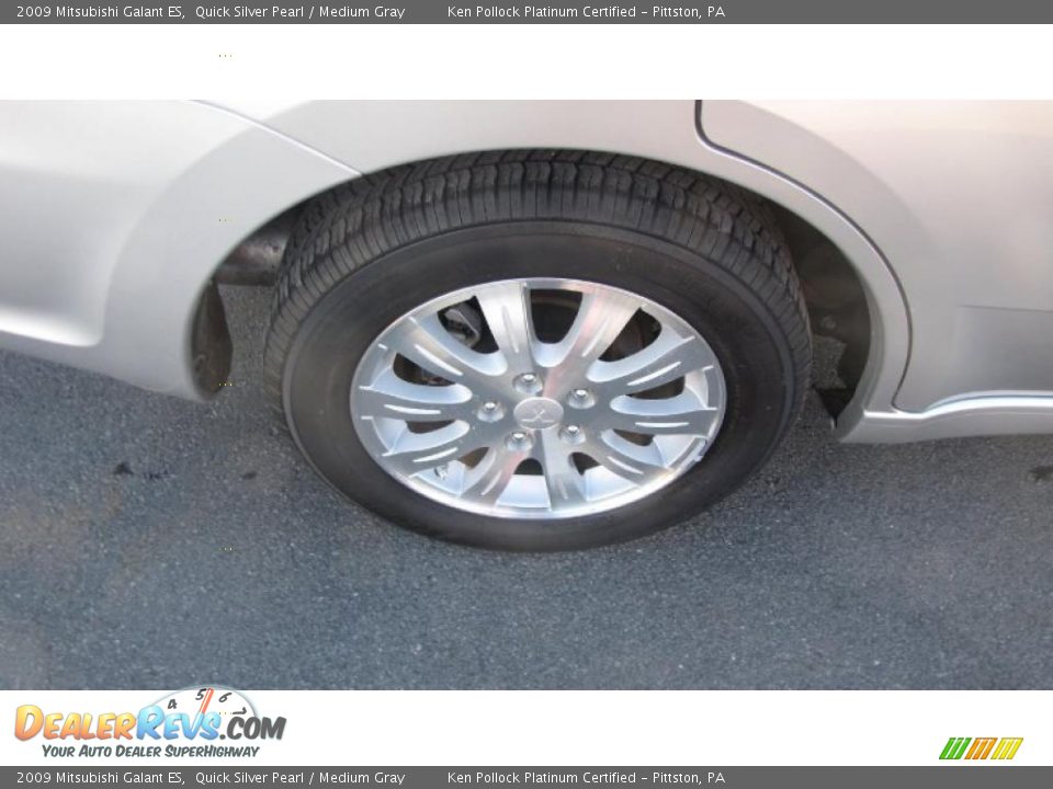 2009 Mitsubishi Galant ES Quick Silver Pearl / Medium Gray Photo #20