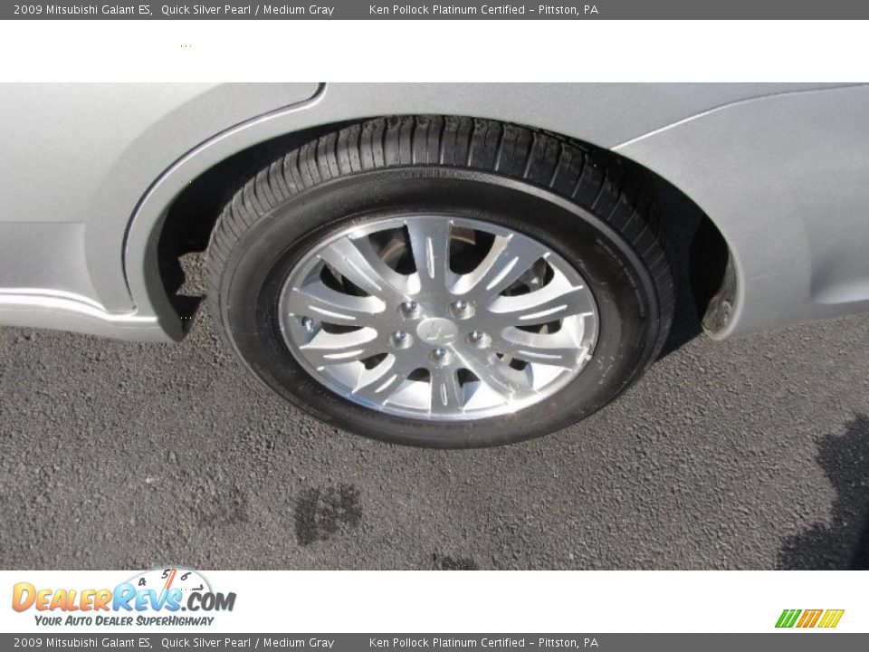 2009 Mitsubishi Galant ES Quick Silver Pearl / Medium Gray Photo #21