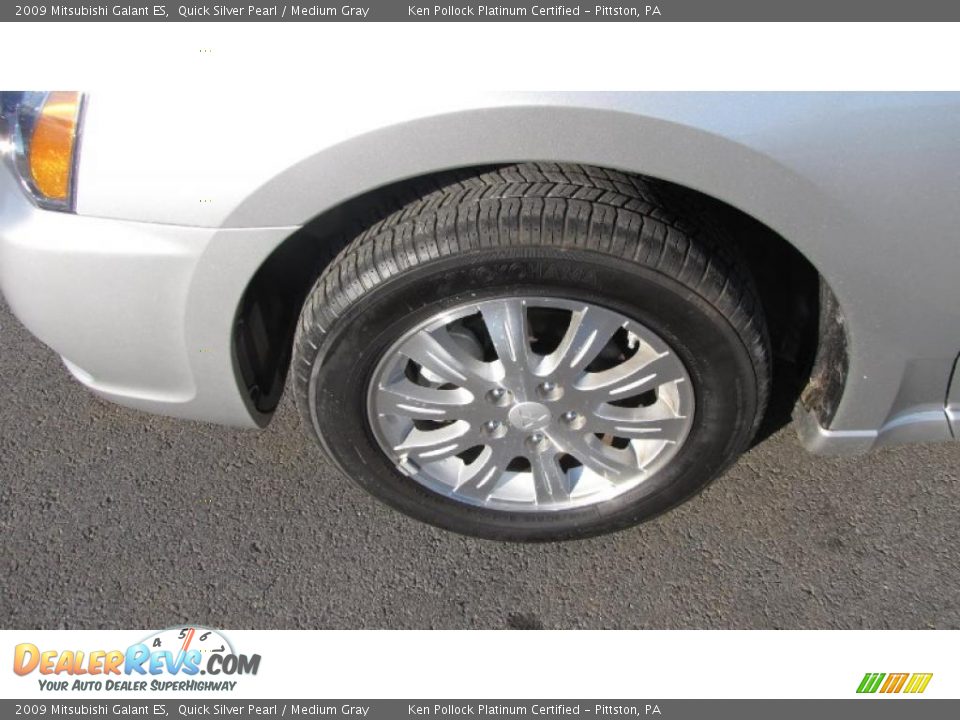 2009 Mitsubishi Galant ES Quick Silver Pearl / Medium Gray Photo #22