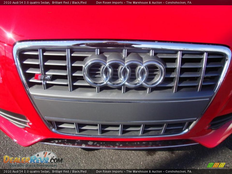 2010 Audi S4 3.0 quattro Sedan Brilliant Red / Black/Red Photo #32