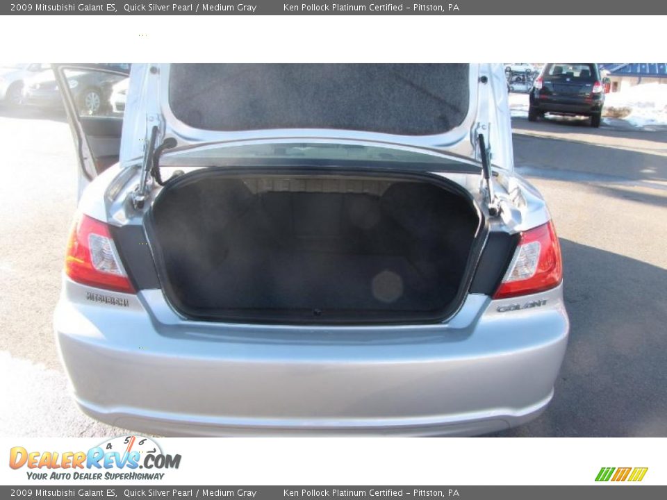 2009 Mitsubishi Galant ES Quick Silver Pearl / Medium Gray Photo #9