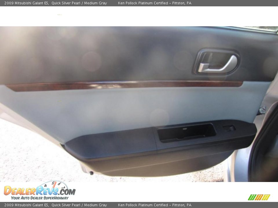 2009 Mitsubishi Galant ES Quick Silver Pearl / Medium Gray Photo #11