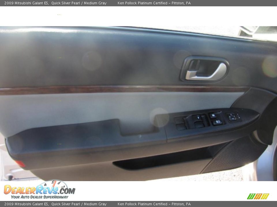 2009 Mitsubishi Galant ES Quick Silver Pearl / Medium Gray Photo #13