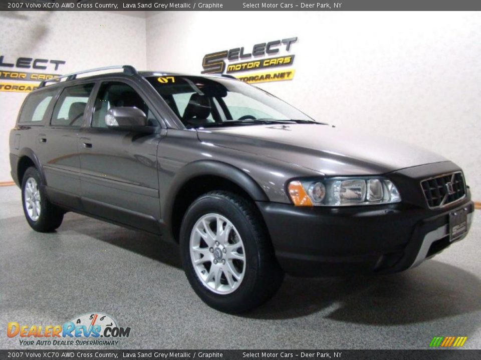 2007 Volvo XC70 AWD Cross Country Lava Sand Grey Metallic / Graphite Photo #3