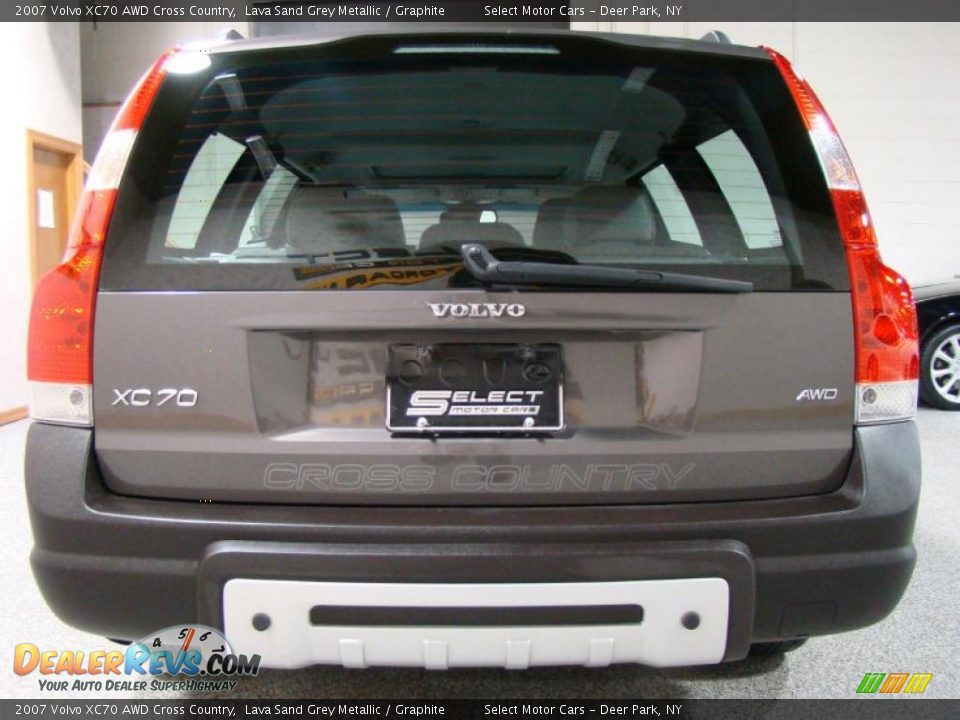 2007 Volvo XC70 AWD Cross Country Lava Sand Grey Metallic / Graphite Photo #5