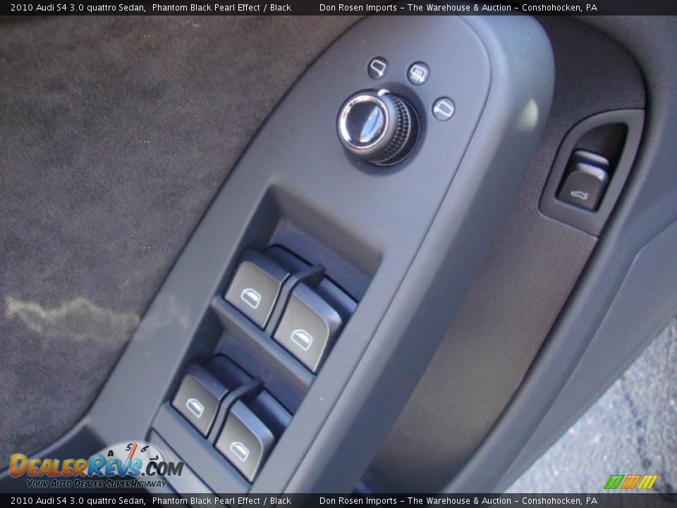 2010 Audi S4 3.0 quattro Sedan Phantom Black Pearl Effect / Black Photo #13