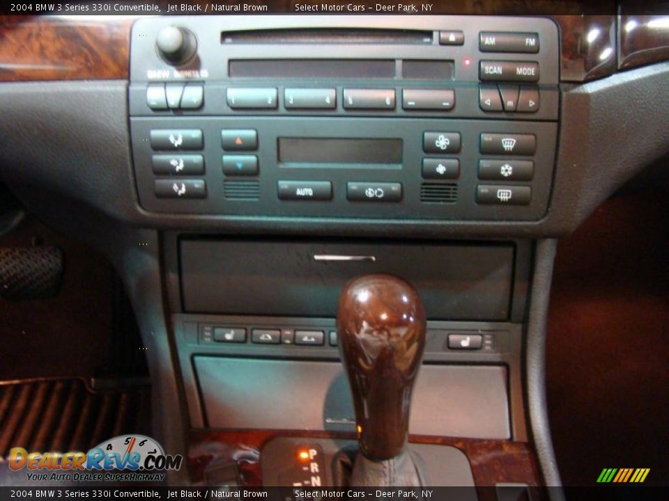 2004 BMW 3 Series 330i Convertible Jet Black / Natural Brown Photo #9