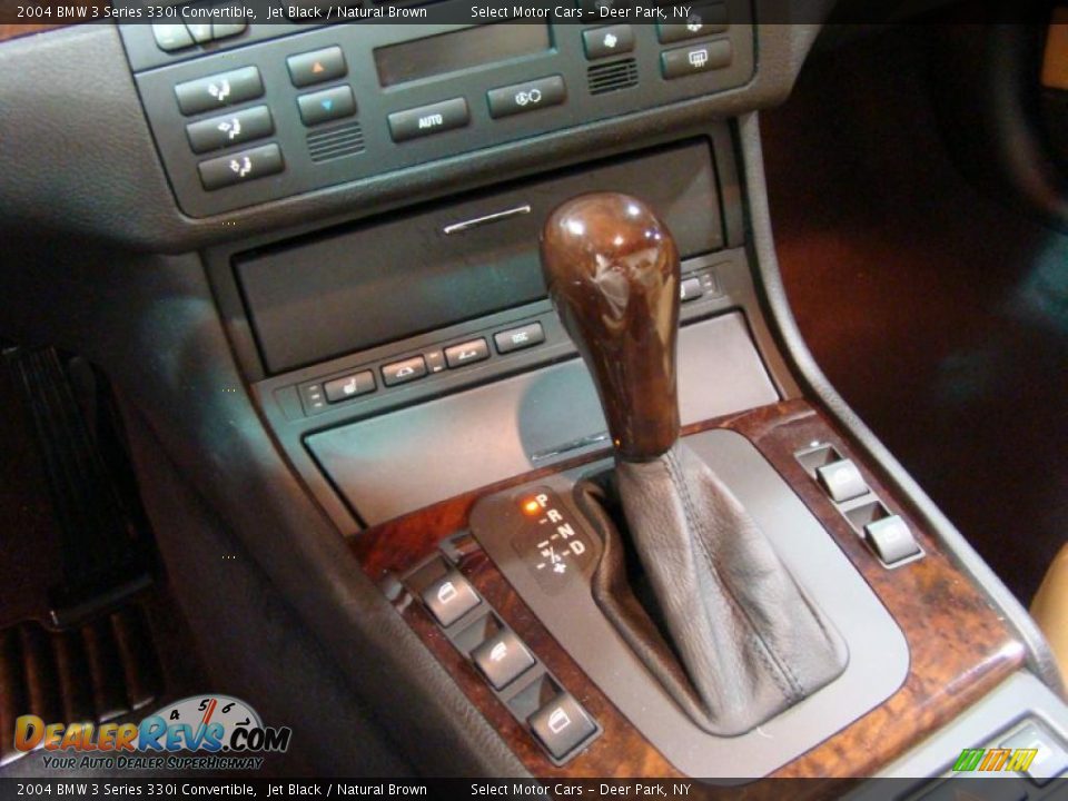 2004 BMW 3 Series 330i Convertible Jet Black / Natural Brown Photo #10
