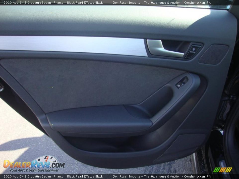 2010 Audi S4 3.0 quattro Sedan Phantom Black Pearl Effect / Black Photo #20