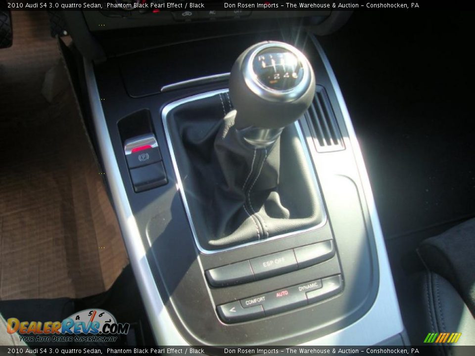 2010 Audi S4 3.0 quattro Sedan Phantom Black Pearl Effect / Black Photo #34
