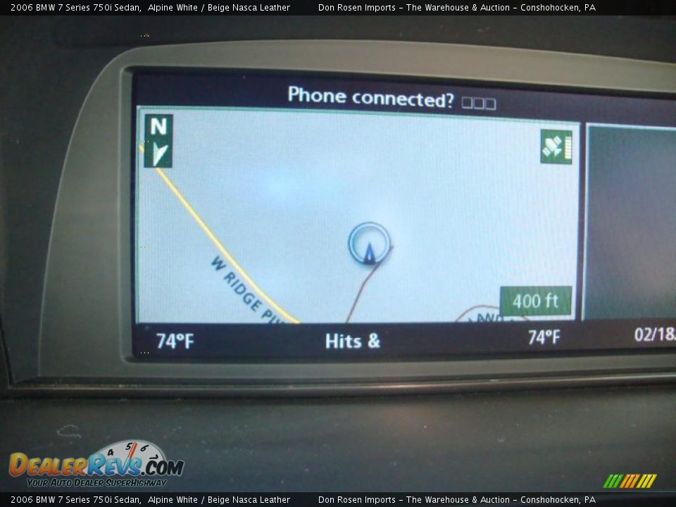 2006 BMW 7 Series 750i Sedan Alpine White / Beige Nasca Leather Photo #33