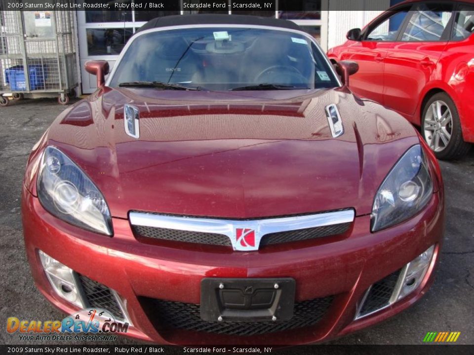 2009 Saturn Sky Red Line Roadster Ruby Red / Black Photo #2
