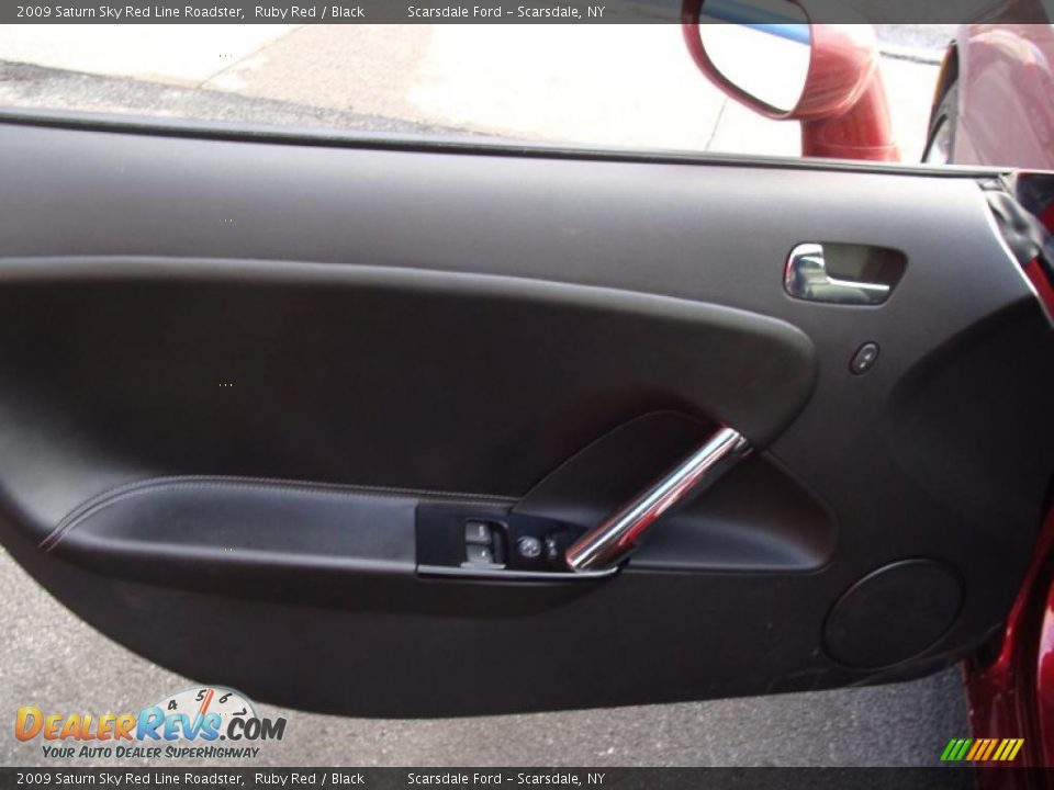 2009 Saturn Sky Red Line Roadster Ruby Red / Black Photo #10