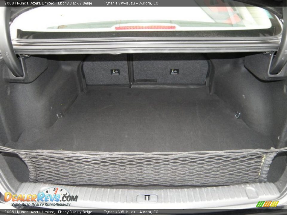 2008 Hyundai Azera Limited Ebony Black / Beige Photo #14
