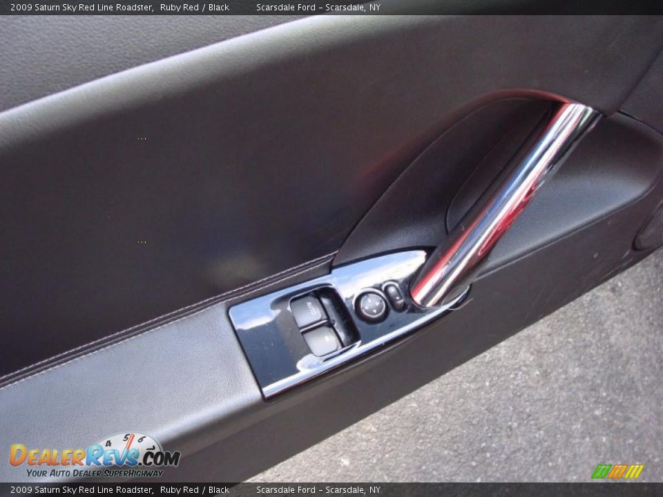 2009 Saturn Sky Red Line Roadster Ruby Red / Black Photo #11