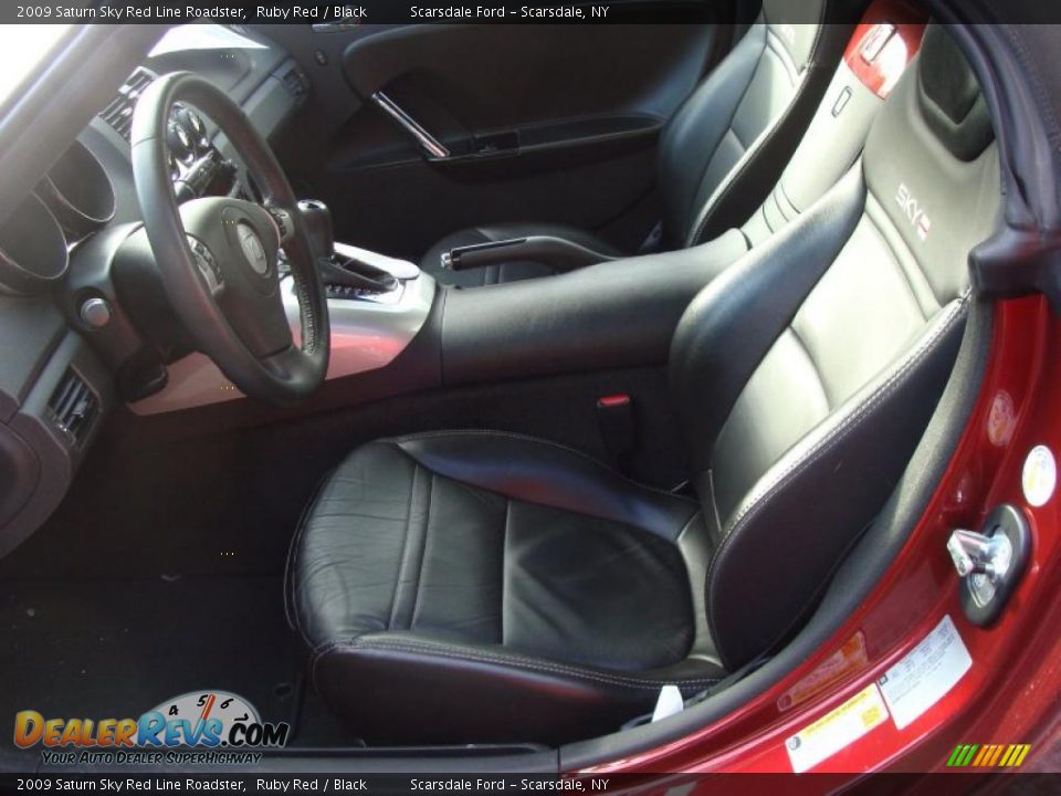2009 Saturn Sky Red Line Roadster Ruby Red / Black Photo #12
