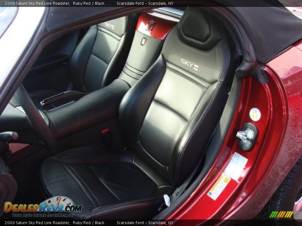 2009 Saturn Sky Red Line Roadster Ruby Red / Black Photo #13