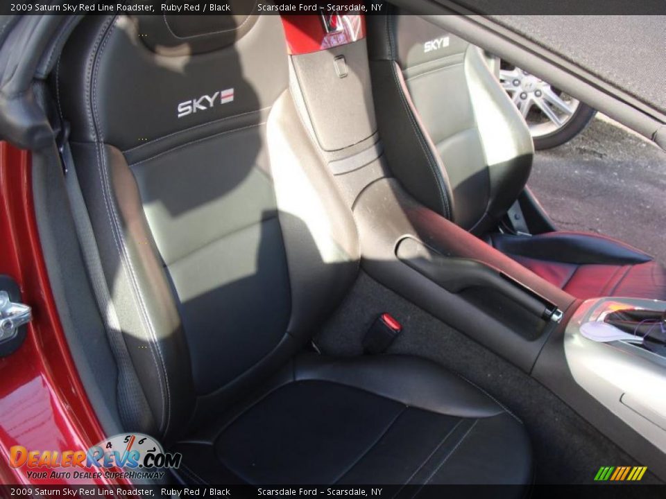 2009 Saturn Sky Red Line Roadster Ruby Red / Black Photo #14