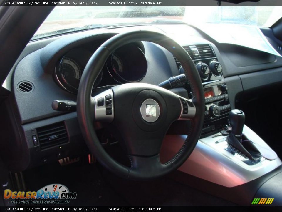 2009 Saturn Sky Red Line Roadster Ruby Red / Black Photo #15