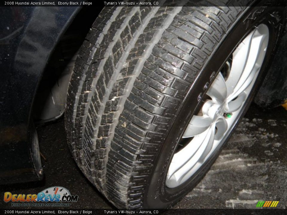 2008 Hyundai Azera Limited Ebony Black / Beige Photo #18