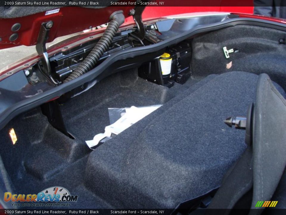 2009 Saturn Sky Red Line Roadster Ruby Red / Black Photo #21